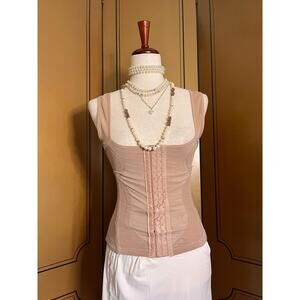Vintage nude corset, size M